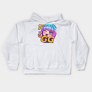 GG Winky face - Gruntcooker Kids Hoodie